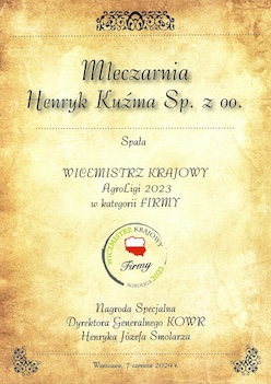 Wicemistrz Krajowy AgroLiga 2023