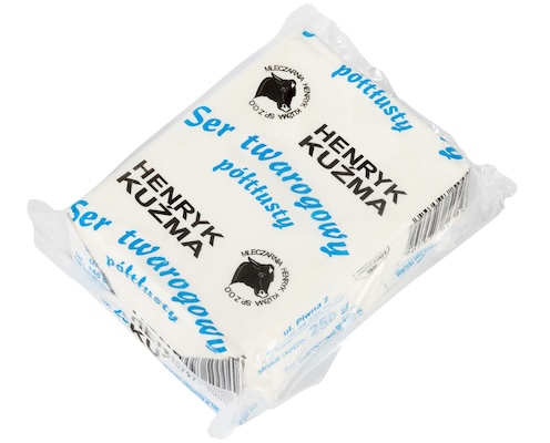 Ser twarogowy półtłusty - kostka