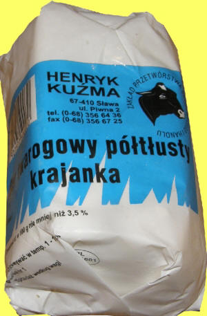 Ser twarogowy półtłusty - krajanka